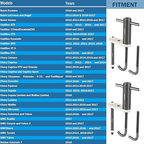 Miniatura 2 de EN-49248 Herramienta de eliminación de montaje de riel de inyector Herramienta de inyección directa 6706 para 2007-2014 GM Pontiac, Saturn,
