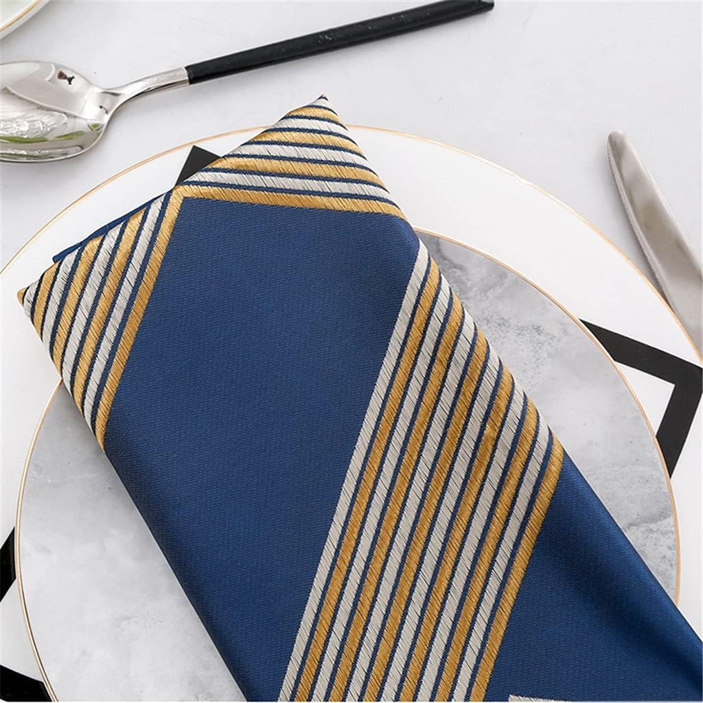 4 Pcs Napkin Cloth Hotel Special Table Square Towel mat Napkin Western(C)