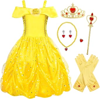 Princess Costumes Dress up for Girls Fancy Dress Dressing up Costume 1-10Y