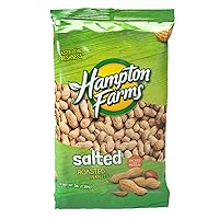 Vista 14 de Hampton Farms - Crecido en EE. UU. 100% Natural - Maní Salado Tostado Elegante en Cáscara - Bolsa de 10 oz