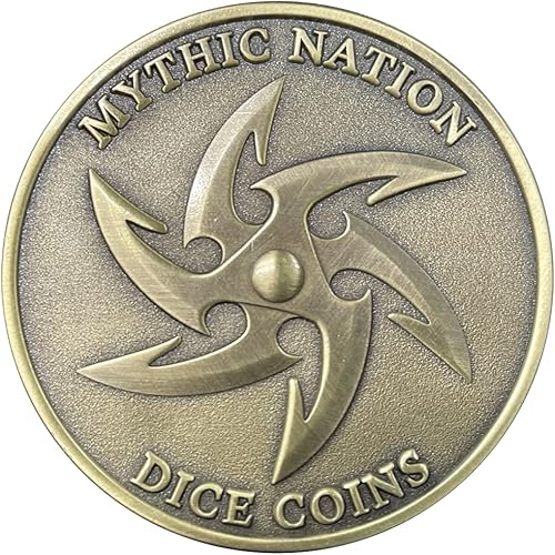 Miniatura 2 de Mythic Nation d8 Gamab West African Dios RPG Dados Moneda