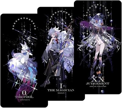MiZuh Fate Tarot Cards FGO Grand Order, Anime Tarot Cards 23 Pieces Cosplay Props Board Game Props Gift 23pcs