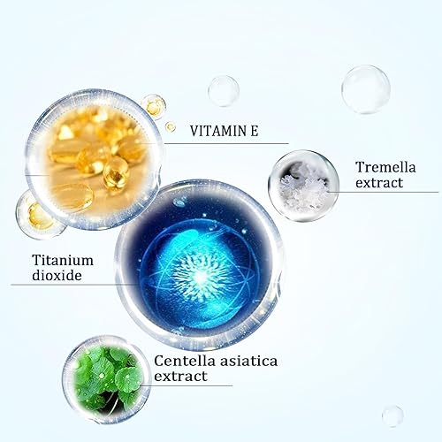 Miniatura 3 de CC Cream Foundation - Cojín de aire para cabeza de hongo, maquillaje facial, corrector hidratante impermeable, control de aceite, maquillaje desnudo