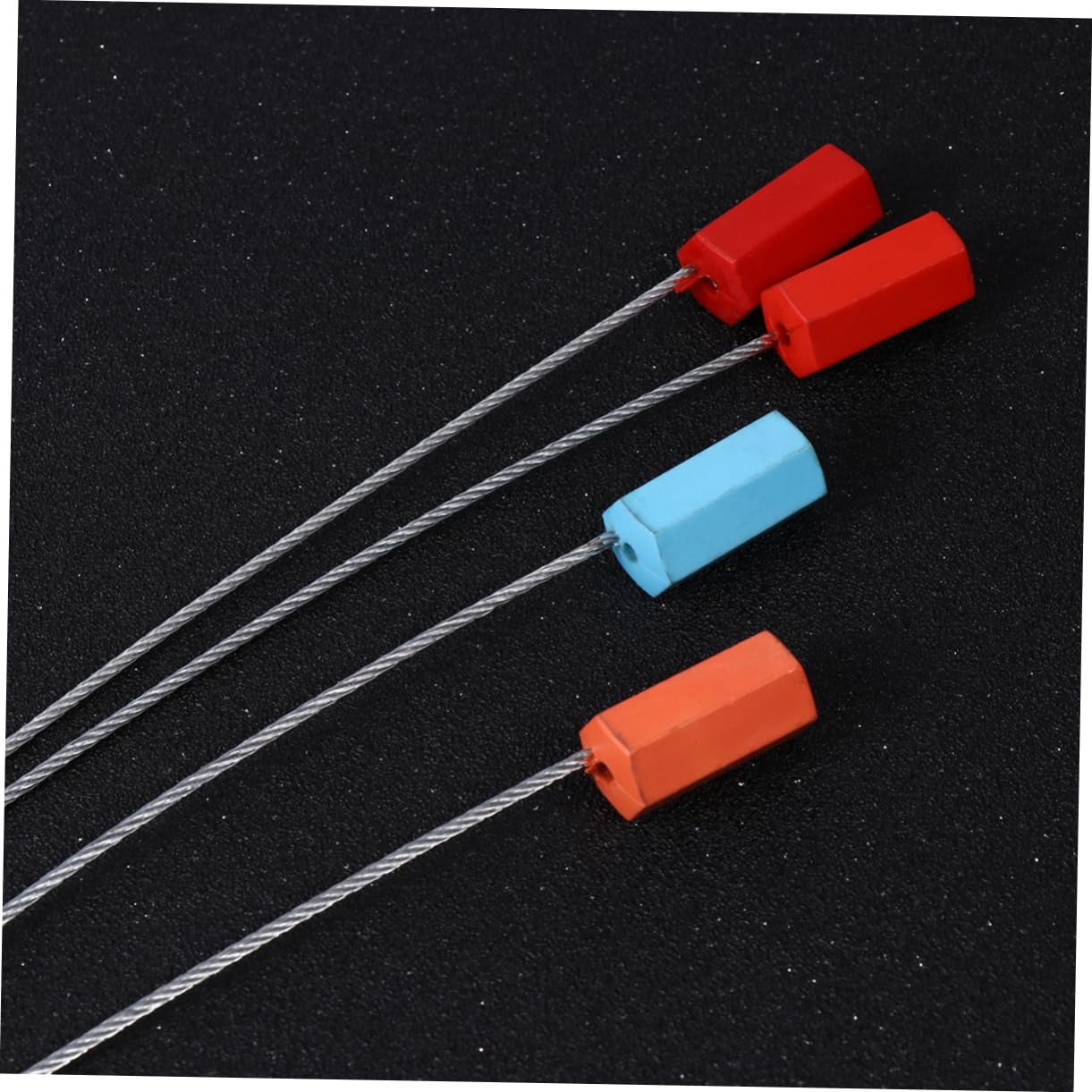 SOESFOUFU Professional Logistics Wire Seals 50pcs Lead Pliers Tightening Wire Seals Anti-Tamper Lock Random Color