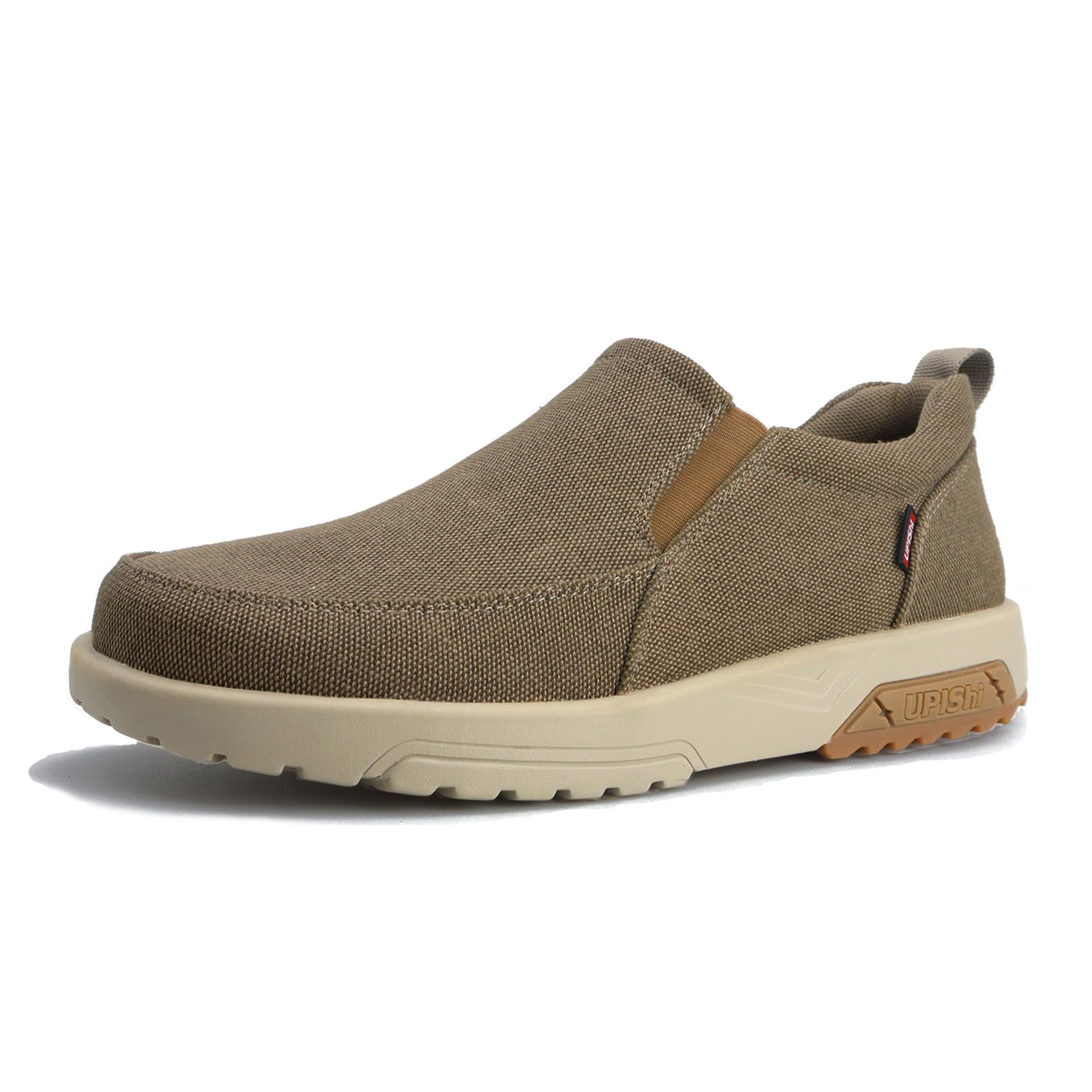 upishi Men's Slip On Arch Support Loafers Casual Orthopedic Plantar Fasciitis Relief Non Slip Canvas Comfortable Walking Shoes-picture-21