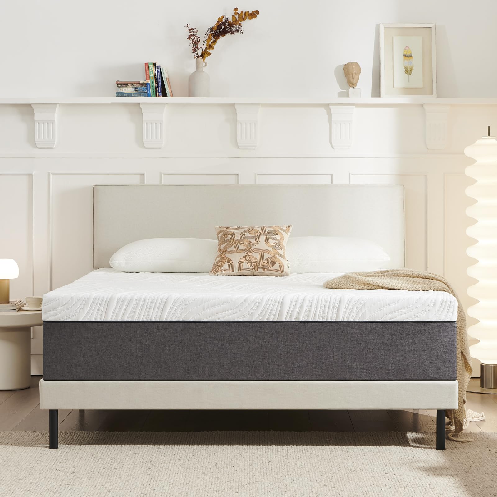 Colchão de espuma viscoelástica Twirest de dupla camada