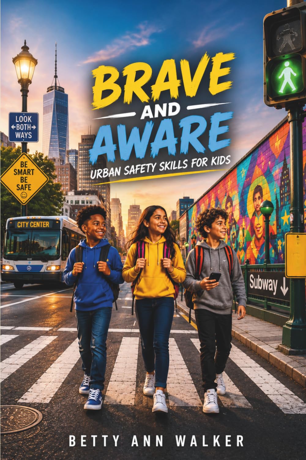 Brave and Aware: Urban Safety Skills for Kids: A Practical Guide for Ages 8–12 to Build Confidence, Stay Safe, Make Smart Decisions, and Navigate the World Around Them