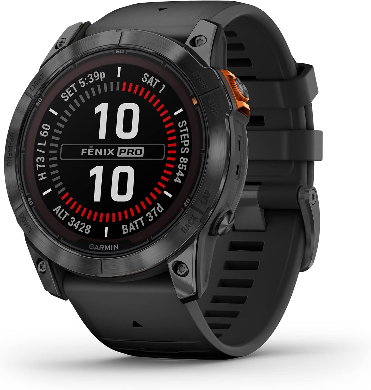 fēnix 7X Pro Solar, Multisport GPS Smartwatch, Built-in Flashlight, Solar Charging Capability, Black | Built-in flashlight, solar charging capability