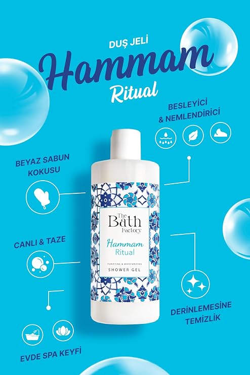 The Bath Factory Nemlendirici ve Besleyici Hammam Ritual Duş Jeli 400 ml