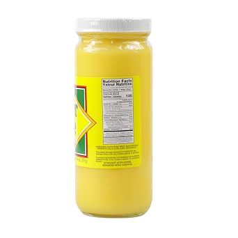 Ziyad Pure Ghee Clarified Butter - 14oz - Rich Buttery Flavor & Creamy Texture - Butter- Ideal for Paleo/Keto Diets, Frying, Sauteing, Baking & Coffee