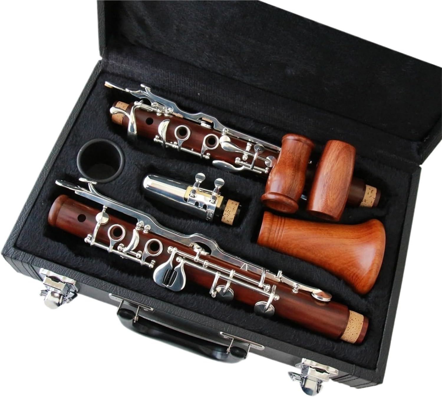 18 key Cupronickel Clarinet G Silver plated Rosewood Clarinet