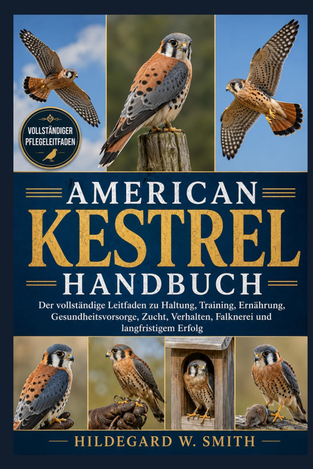 AMERICAN KESTREL HANDBUCH: Der vollständige Leitfaden zu Haltung, Training, Ernährung, Gesundheitsvorsorge, Zucht, Verhalten, Falknerei und langfristigem Erfolg