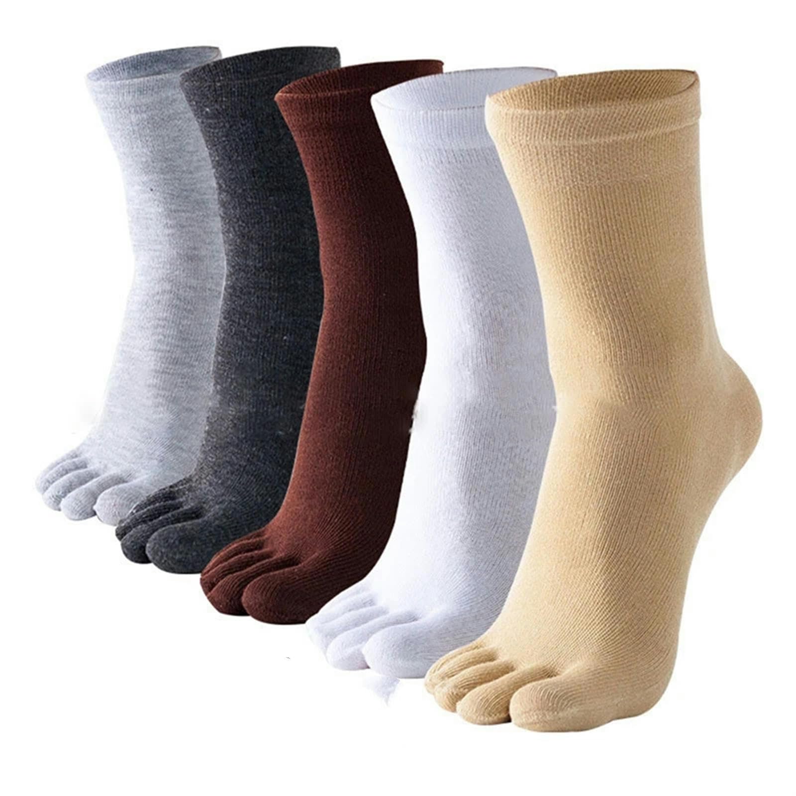 Skarpety 5 par unisex męskie damskie skarpety z palcami bawełniane pięciopalcowe skarpety do biegania sportowe skarpety