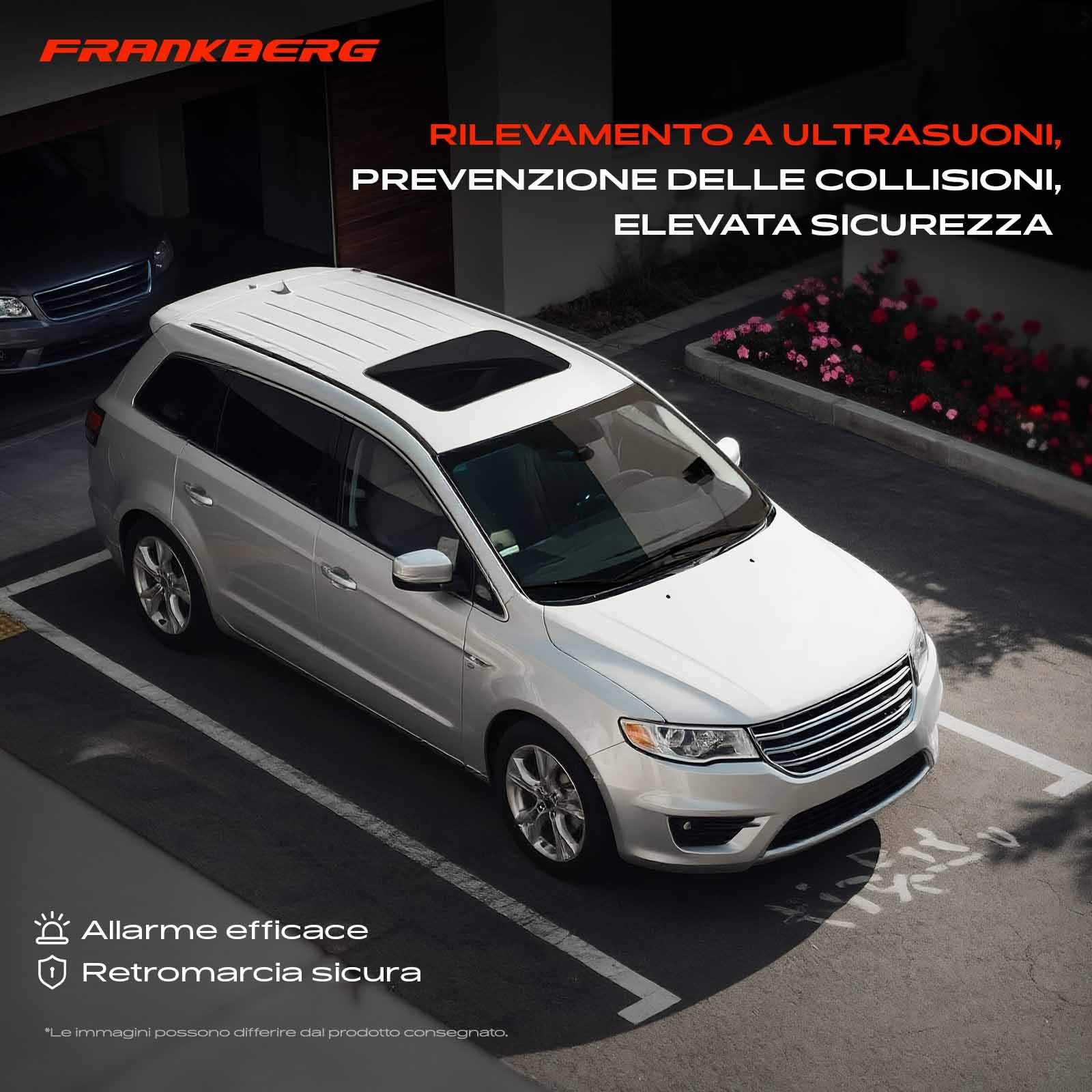 Frankberg 4x Sensore di Parcheggio PDC Posteriore Compatibile con 147 937 1.6L 2001-2010 156 932 1.6L 1997-2005 156 Sportwagon 932 1.6L 1997-2006 159 939 1.7L 2005-2012 Replace# 735393479
