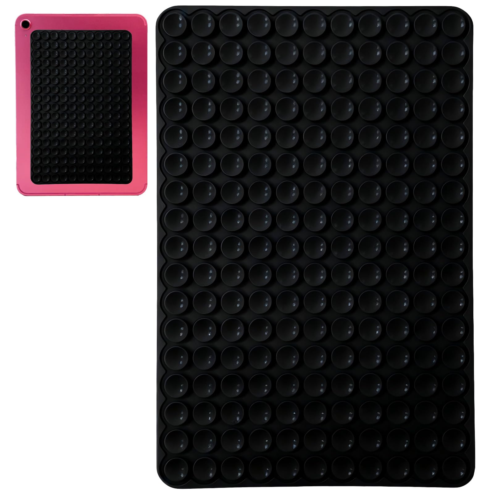 Premium Silicone Tablet Stand with Suction Cup Hands-Free Holder for iPad Air Mini 5 4x8 3 Strong Grip