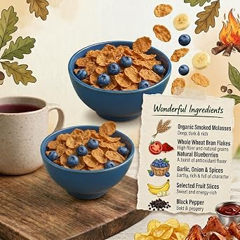 Breakfast Cereal Mini Box Variety Pack - 16 Single Serve Portion (8 Flavours / 2 Each) of Classic Breakfast Favourites(532g Total) | Compatible For Kellogg's By Luxe Bitez