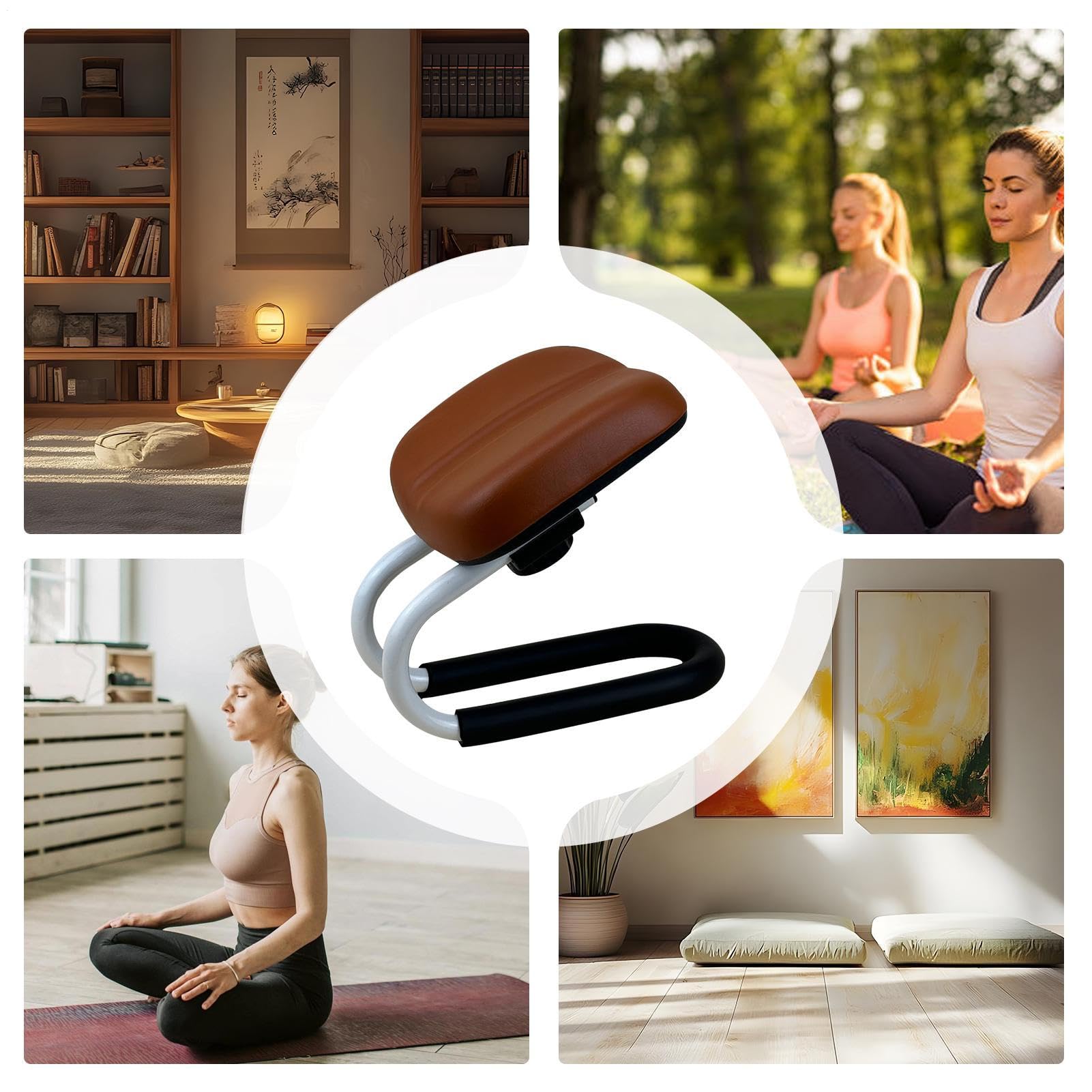Sgabello Da Meditazione Sedia Portatile Con Gambe Antiscivolo