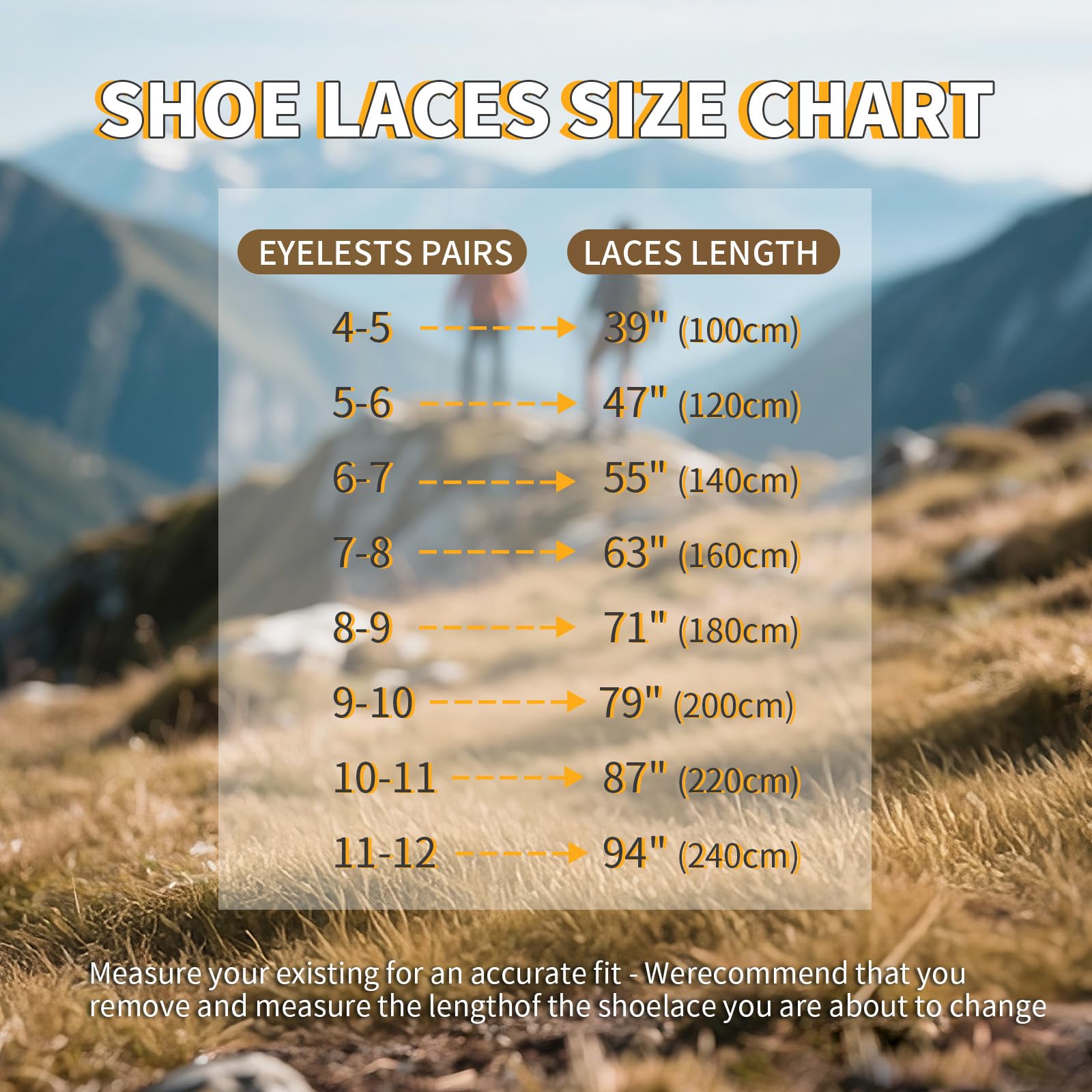 Stepace 2 Pares Cordones Redondos 4,5mm para Botas de Senderismo, Montaña y Trabajo, Cordones de Nylon Resistentes para Trekking — view 5