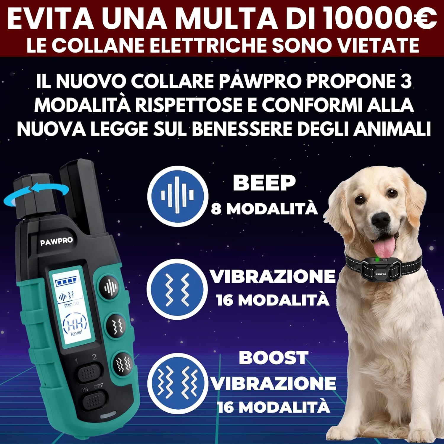 Collare Da Addestramento Per Cani Impermeabile IP67 Con Vibrazione Ad Anello E Luce LED Modalita Di Addestramento Collare Da Addestramento Per Cani Con Vibrazione Regolabile Nero Nero 88242988 Collare Da Addestramento Per Cani Impermeabile IP67 Con Vibrazione Ad Anello E Luce LED Modalita Di Addestramento Collare Da Addestramento Per Cani Con Vibrazione Regolabile Nero Nero 88242988