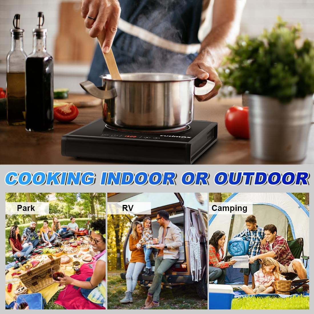 1500W Infrared Hot Plate with LED Display, Small Brazil Ubuy