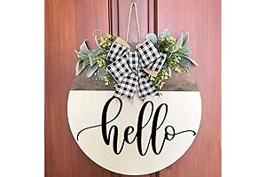 Personalized 18" Large Farmhouse Hello Sign