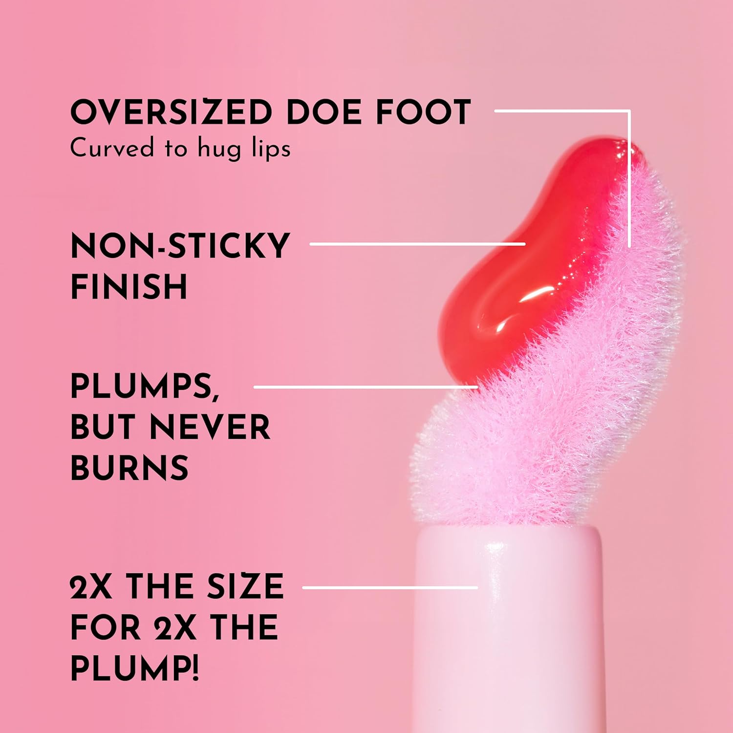 Lawless Women's Forget The Filler Lip Plumper Line Gloss - Queen Size, Cherry Vanilla, 0.19 Ounce (Pack of 1) - Image 3