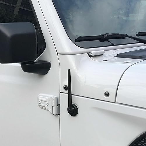 Miniatura 6 de VOFONO - Antena compatible con Jeep Wrangler y Gladiator 2007-2024, accesorios para Jeep, antena corta para Jeep Rubicon, Sahara, Sport, Willys