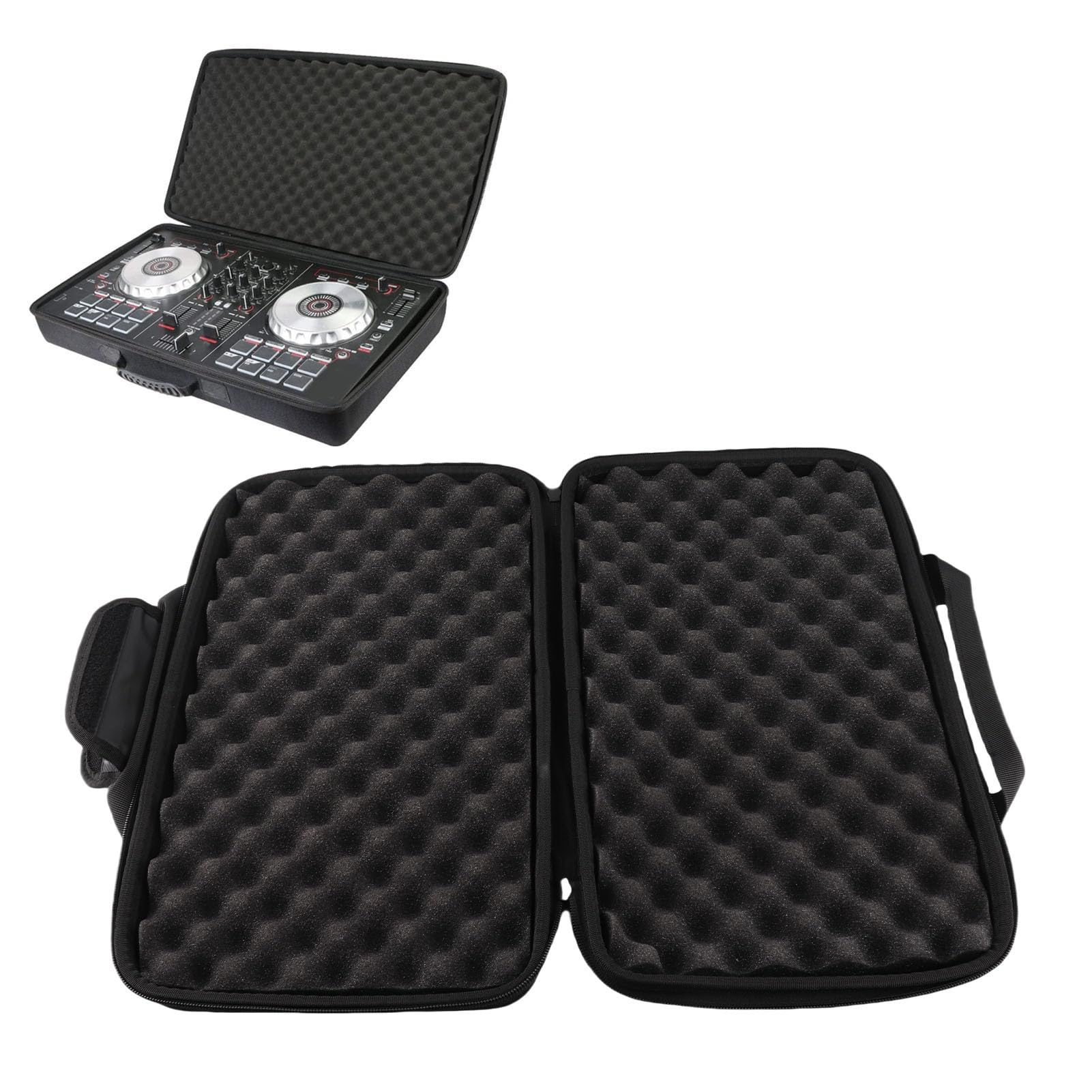 Goshyda Custodia per Controller DJ per Controller DDJ FLX4 400 SB2 SB3 RB Double Channel, Custodia Portatile del Sacco di Archiviazione DJ con Spugna Buffer