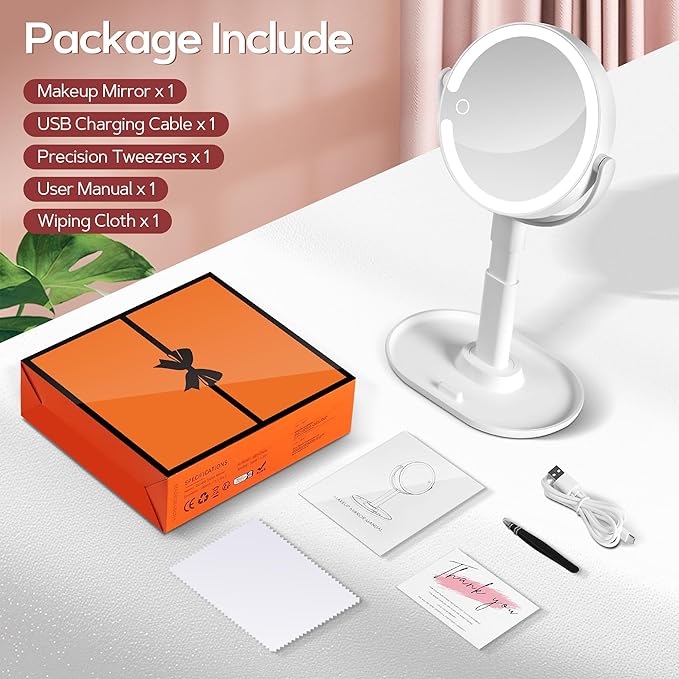 Espejo de Vanidad con Luces B Beauty Planet, 30X Aumento miniatura 7