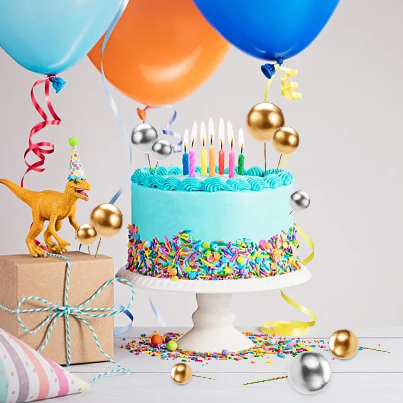 Topper Comunione Bambina 27 Pezzi Decorazioni Per Torta A Palloncino -  Topper Per Torte Di Compleanno, Feste E Eventi Mongolfiera Decorativa, image size:1600x1600