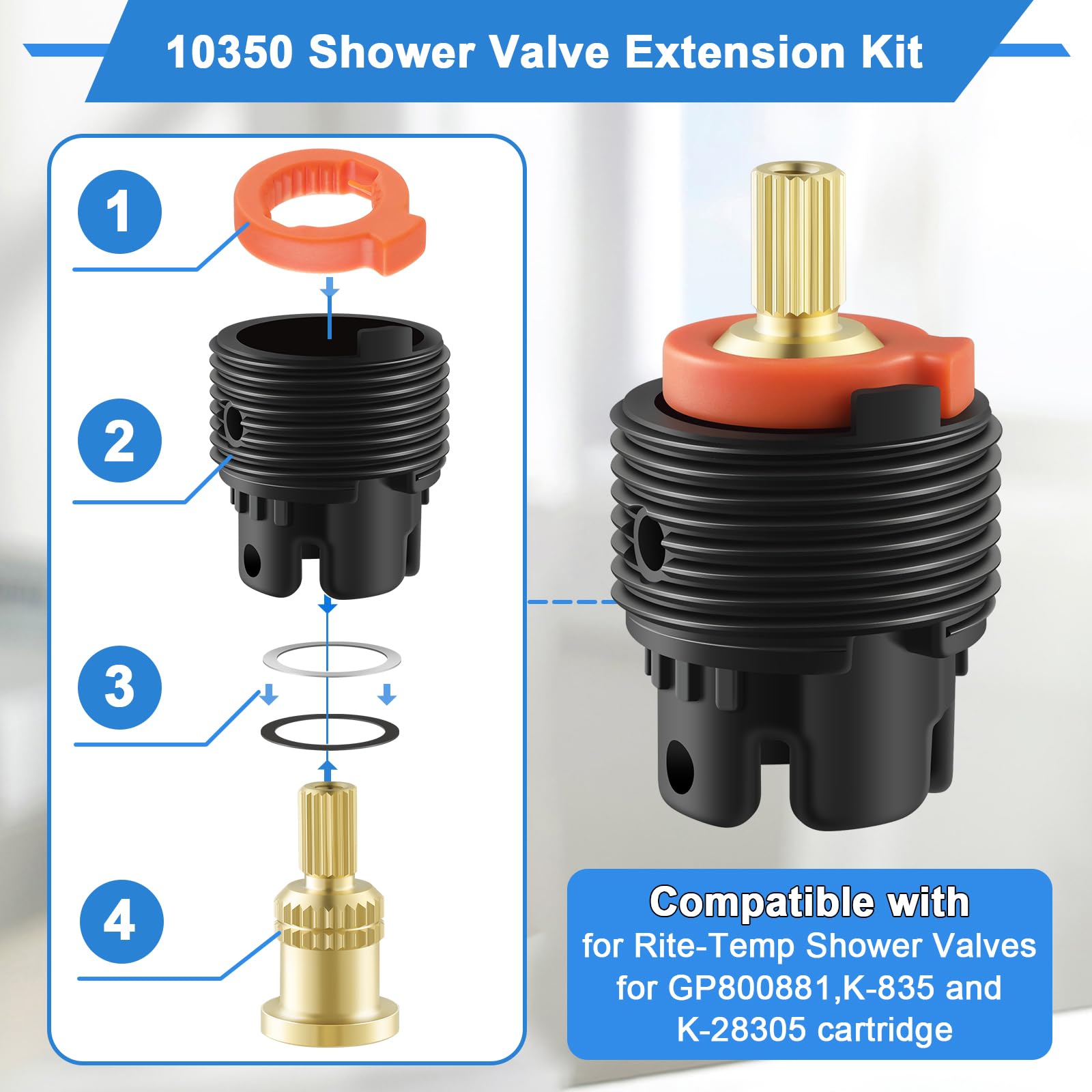 10350-NA Extension Deep Rough Kit Compatible with Kohler GP800881
