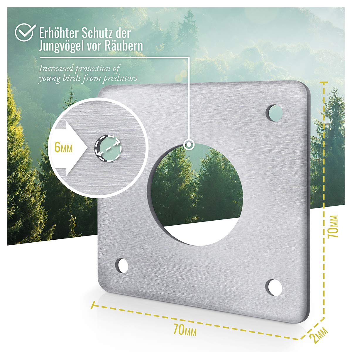 Windhager Rete Di Protezione Per Uccelli ORTONET, Protegge Gli Alberi Da Frutto Dall Alimentazione Degli Uccelli Maglia 13 Mm Dimensioni 10 X 2 M N 92947694
