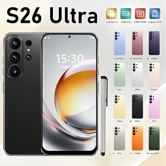 4G Smartphone Unlocked, 6.6 Incell HD Display, 4GB+32GB (Expandable to 256GB), 5000mAh Battery, 13MP+16MP Dual Camera, Android 12, Face Unlock, Triple Card Tray, OTG Support (Army Green)