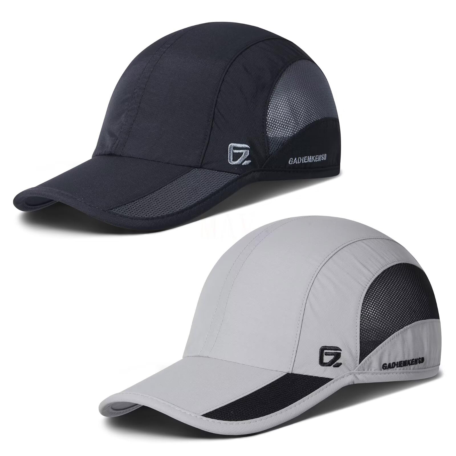 GADIEMKENSD Quick Dry Sports Hat UPF50+ Soft Outdoor Run Cap (56-60cm)