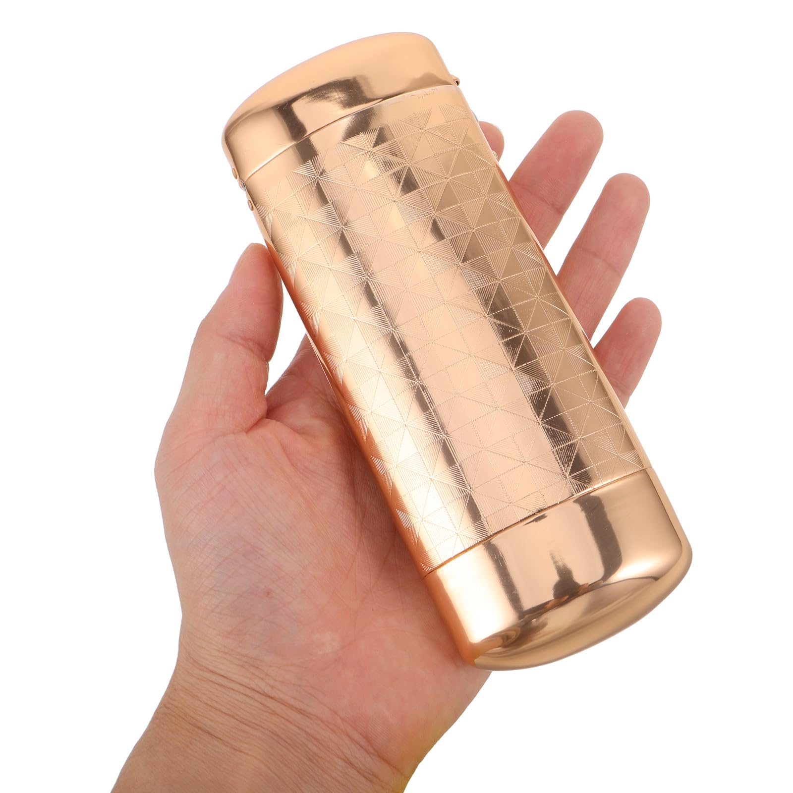 IMIKEYA Astuccio per occhiali in metallo da 2 pezzi: custodia rigida in alluminio per occhiali da viaggio - custodia per da sole e organizer per da vista per uomo e donna