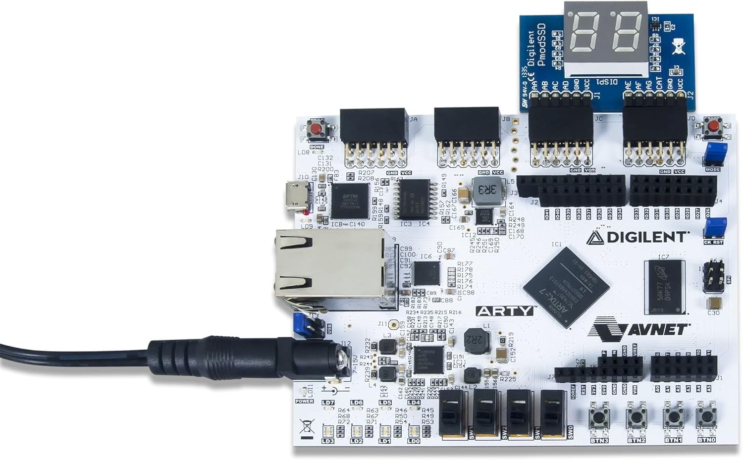 Arty A7-35T board with Pmod accessory