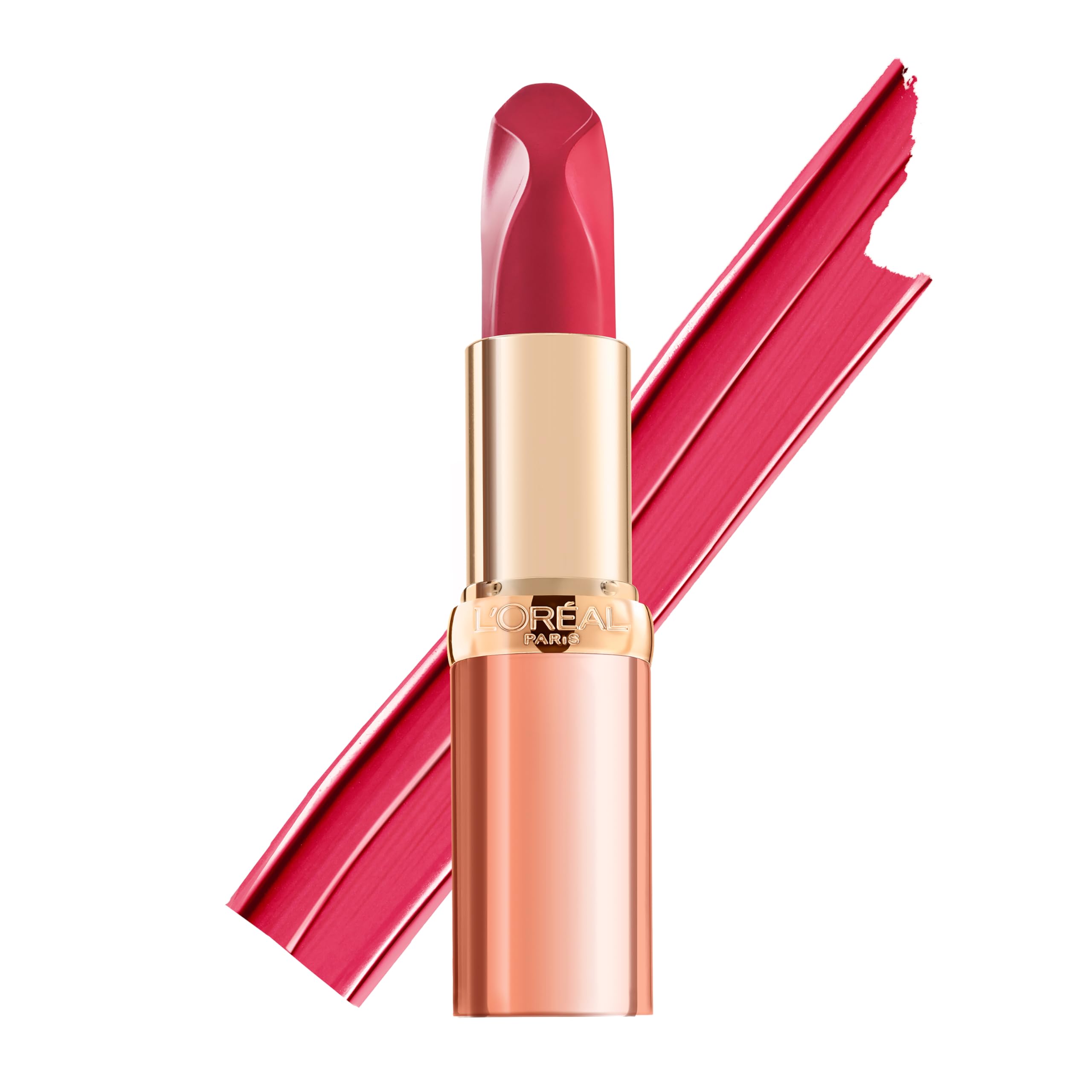 L’Oreal Paris Color Riche Les Nus Satin lipstick, 174, Insouciant, long-lasting and nourishing, enriched with Argan Oil and Vitamin E.