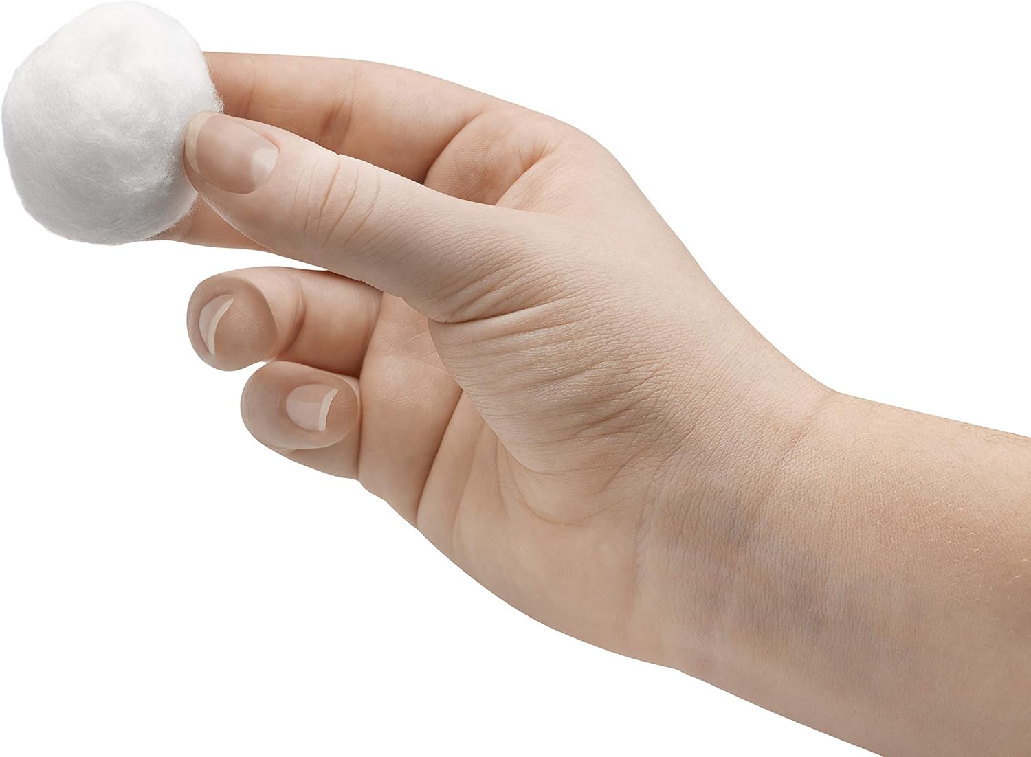 U.S. Cotton 100% Pure Cotton Balls, Sterile and Absorbent, Medium Size Balls, 500-Count Box : Beauty & Personal Care