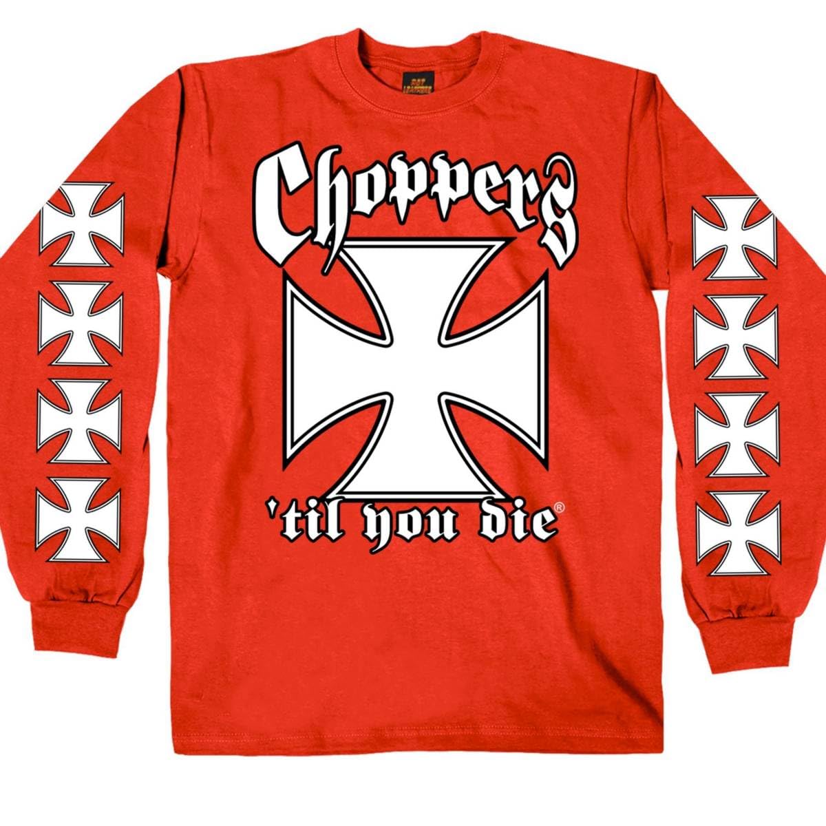 Hot Leathers Men's America Flag Long Sleeve Shirt (Black, Large)