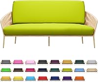 Vista 18 de MoNiBloom Funda elástica para futón individual, sin brazos, funda para sofá sin brazos, protector de muebles, funda lavable con cremallera