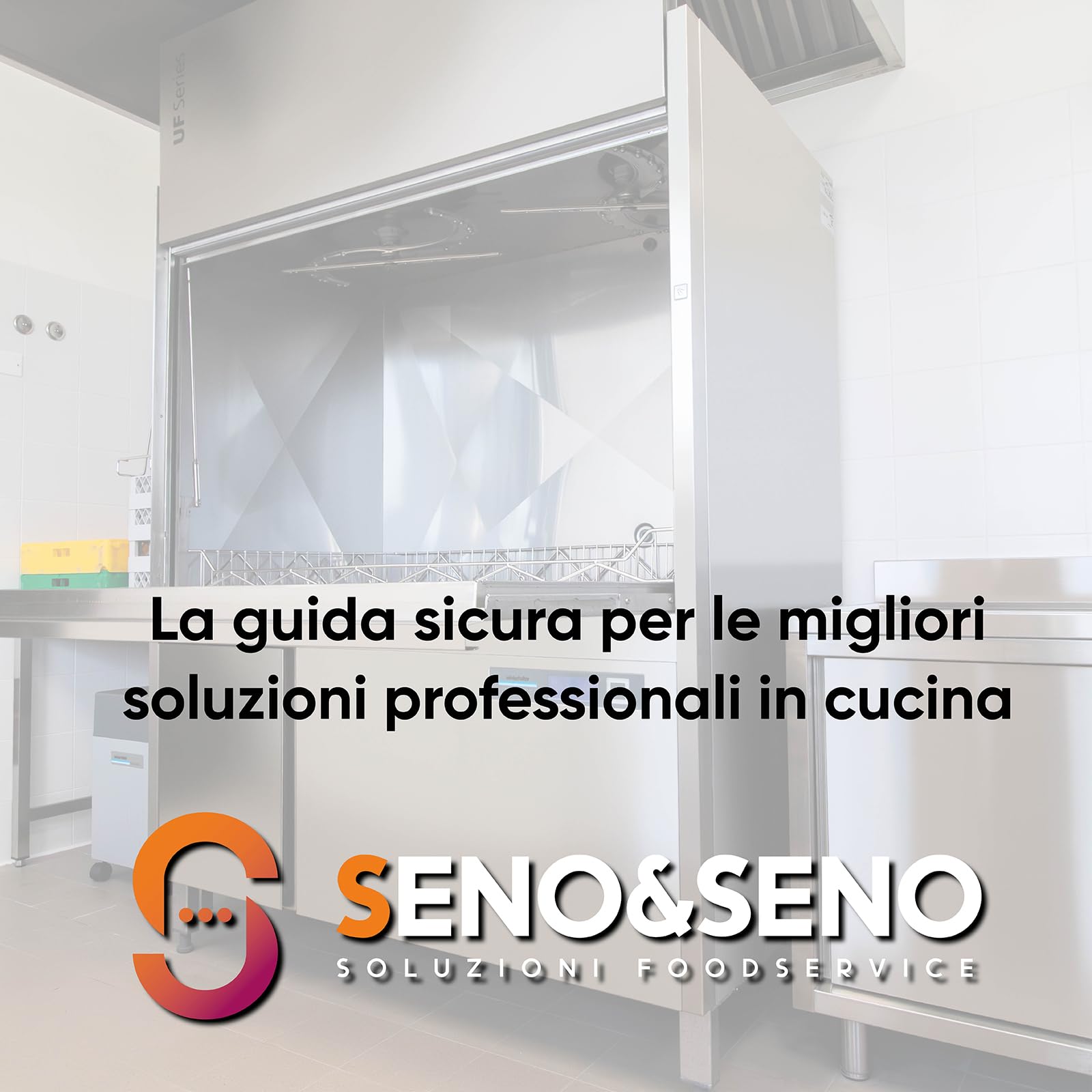 SENO & SENO Universal-Spülmaschinenkorb 50 x 50 x 10 cm aus gummiertem Draht – mit Schutzumrandung – robust, sicher, hergestellt in Italien – für effiziente und organisierte Wäsche