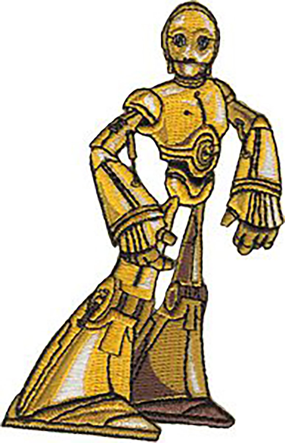 Star Wars Lucas Films C3PO Robot iron On Movie Patch