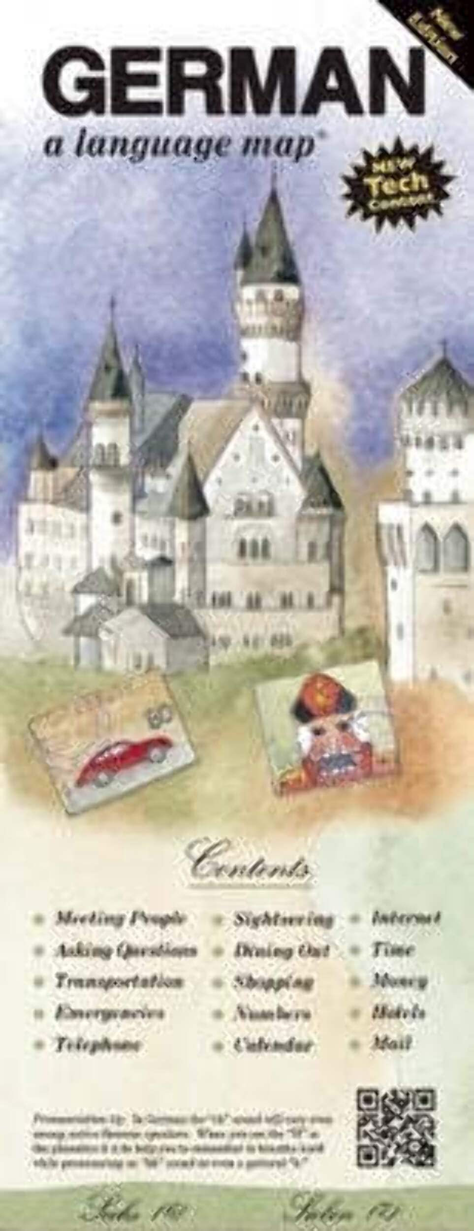 GERMAN a language map: Quick reference phrase guide for beginning and advanced use. Words and phrases in English, German, and phonetics for easy ... Publisher: Bilingual Books, Inc.