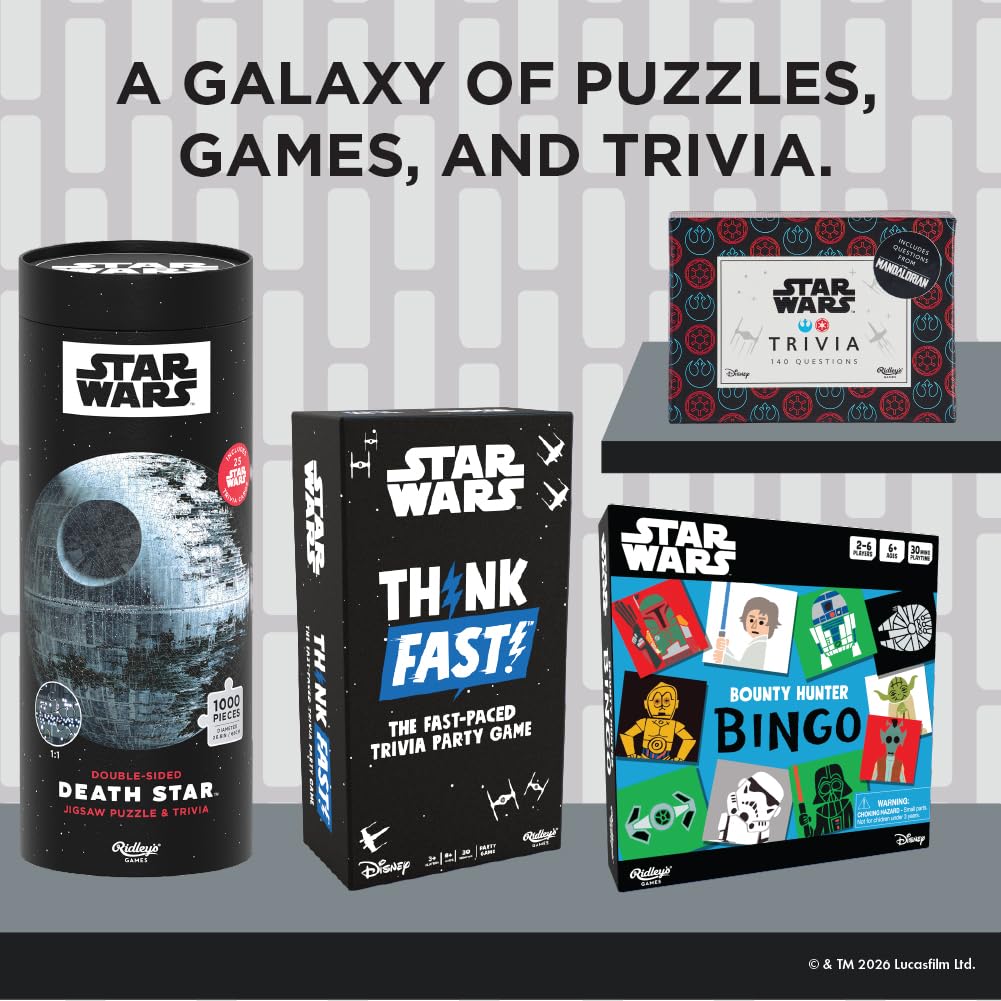 Star Wars Death Star Jigsaw Puzzle and Trivia: 1000 pieces