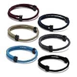 TempBeau Nautical Braided Rope Bracelets Set - 2Pcs/6Pcs/10Pcs/12Pcs Adjustable Braided Cord Bracelet, Handmade Navy Marine String Bracelet with Metal Knot, Men Women Braided Bracelets Gifts