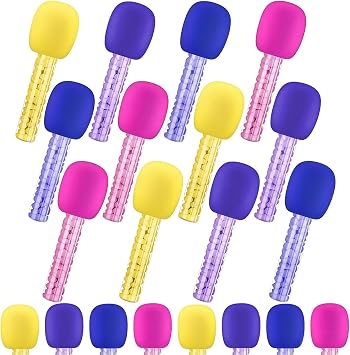 12 Pcs Microphone Plastic Candy Tubes for Kpop PartyCandy Not Included