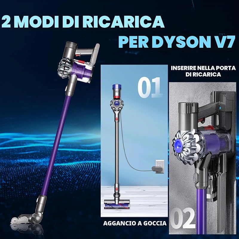 Acumulator de schimb BATTOOL 6000 mAh pentru aspirator vertical fără fir Dyson V7 Animal Fluffy Absolute Parquet Motorhead