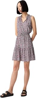 Women's Sleeveless Split Neck Dress