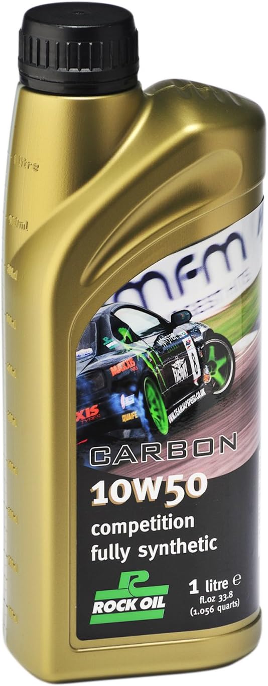 Rock Oil Carbon 10W50 Competition Fully Synthetic Engine Oil - 1 Litre