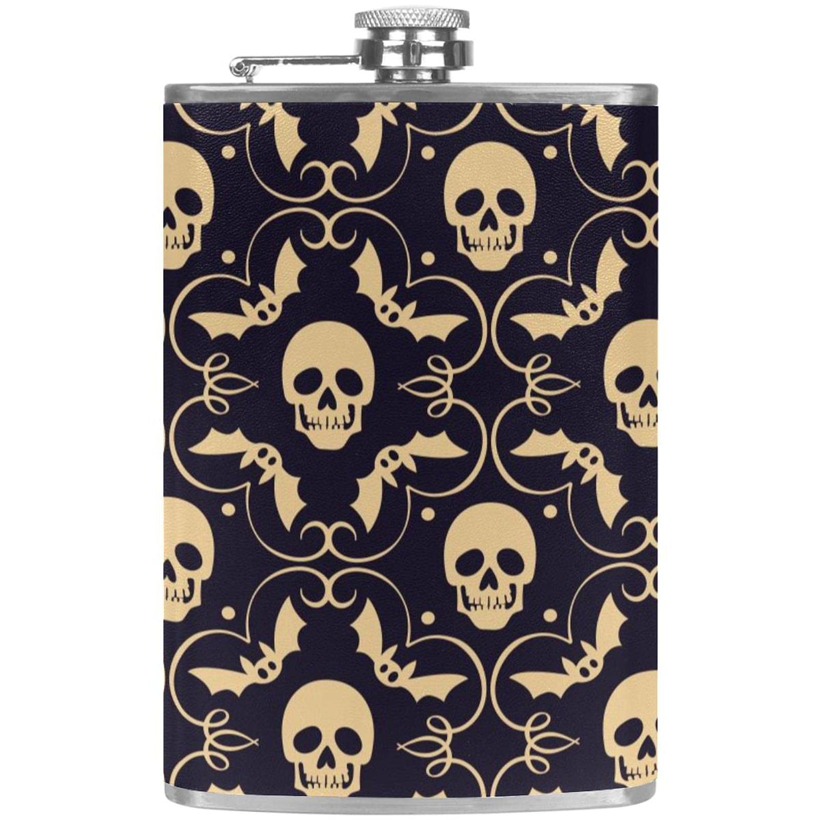 Petite flasque femme avec entonnoir discret pour festivals
